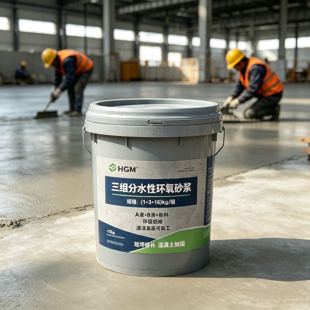 兴海三组份水性环氧砂浆
